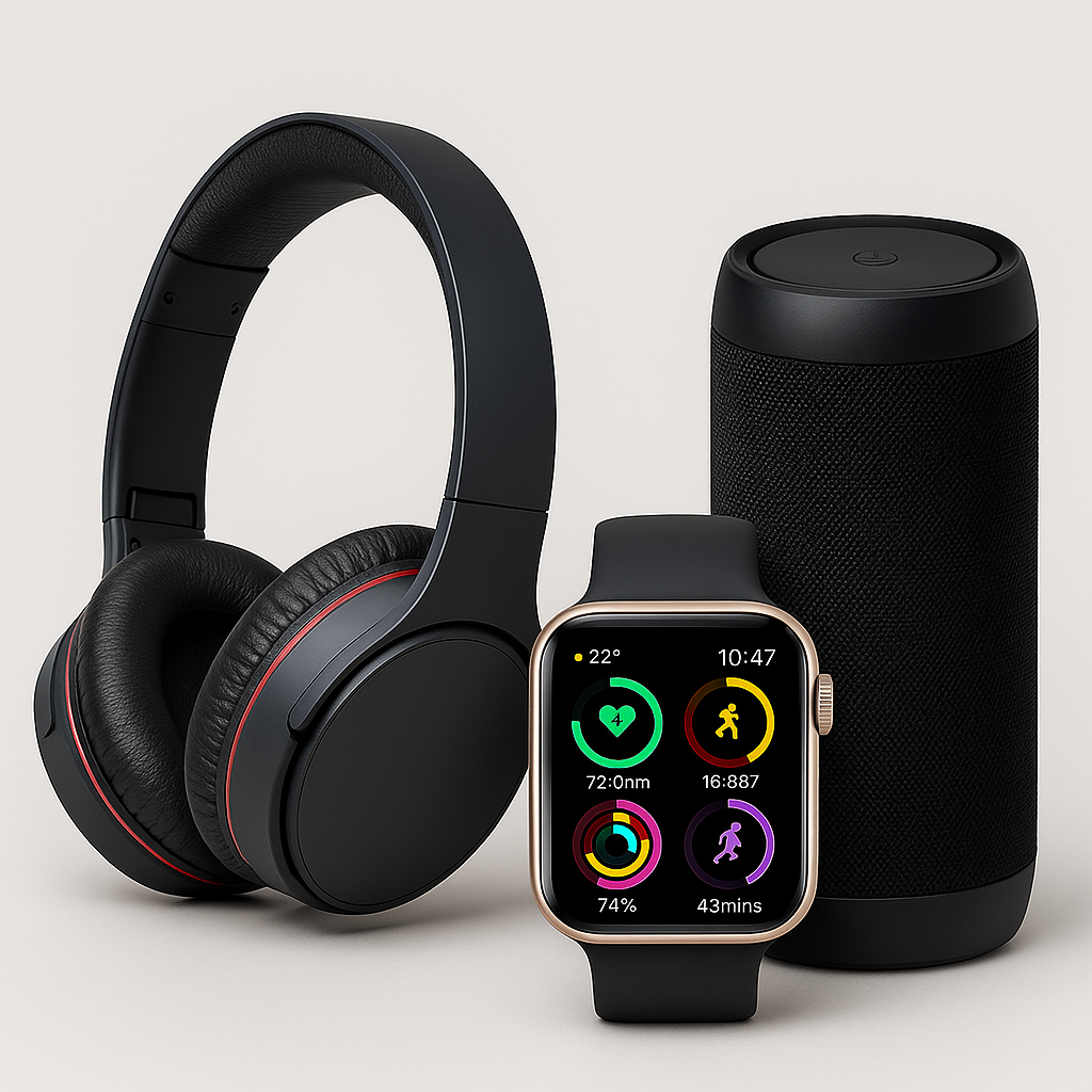 A modern portable speaker gadget